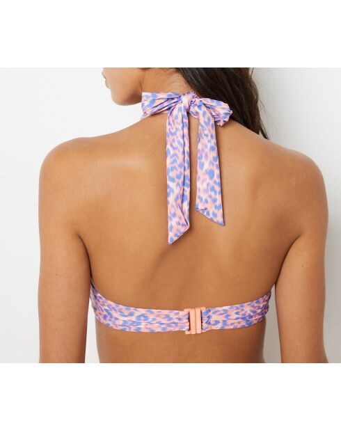 Rosalia SPE BH ohne Bügel und ohne Schale, gedruckt auf malvenfarbenem Hintergrund.