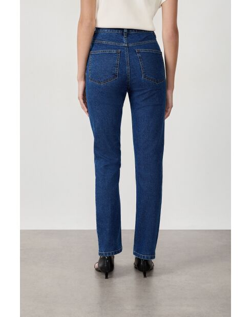 Slim koningsblauwe broek