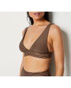 Sujetador triangular de cobre Bassa sin aros y sin carcasa