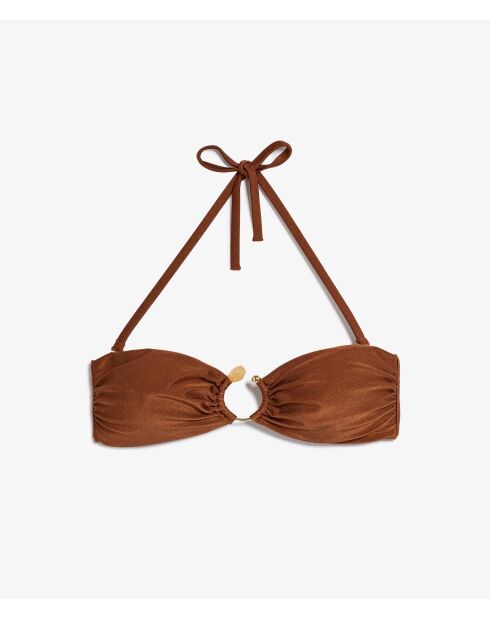 Reggiseno Capsule Wendy marrone senza ferretto e senza scocca