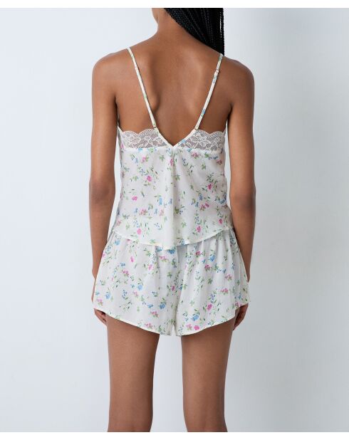 Caraco Prati imprimé bleu vert