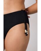 Slip bikini nero luminoso