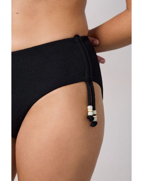 Slip bikini nero luminoso