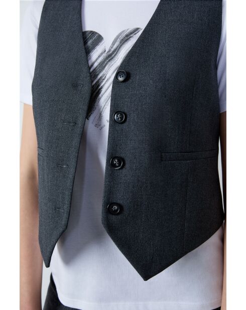 Gilet Jade Gris