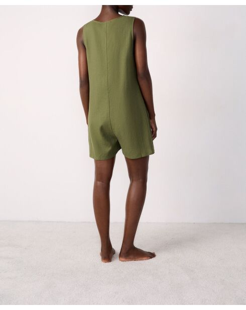 Adria b SPE kaki olijfkleurige jumpsuit