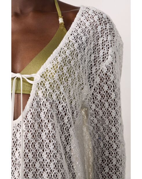 Tunique à manches longues Biba b écru