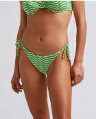 Mutandine con cravatta verde Samba