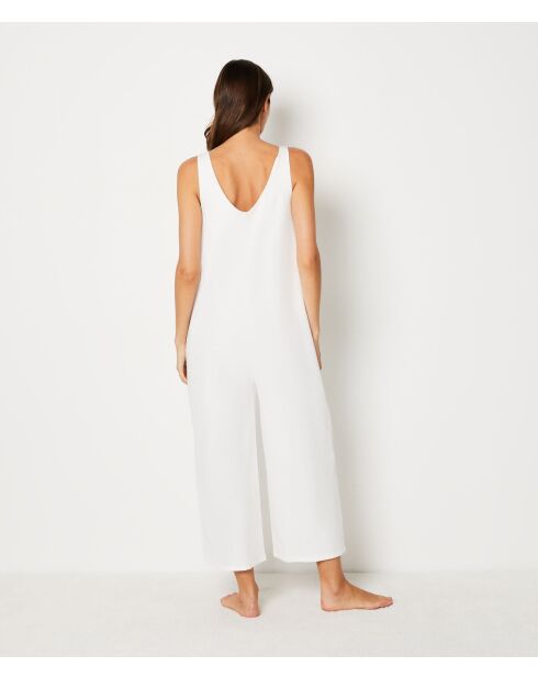 Weißer einteiliger Jumpsuit Richelle