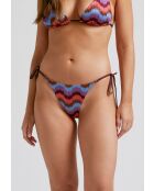 Braguita de bikini clásica Moonlight con lazo multicolor