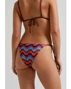 Braguita de bikini clásica Moonlight con lazo multicolor
