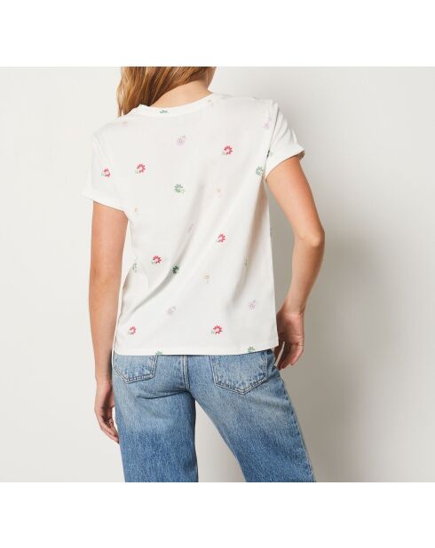 T-Shirt Florette écru