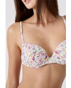 Klassischer Push-up-BH mit Bügel und mehrfarbiger Cadaques-Schale