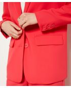 Koraalkleurige jas van Italië