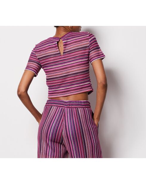 Lilafarbenes T-Shirt Brasilien