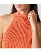 Top arancione Grispy