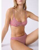 Celestes rode klassieke bh met beugel en zonder schelp