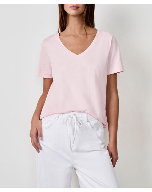 Puderrosafarbenes T-Shirt Gaby