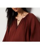 Bluse Jule mit Roststickerei