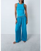 Blauwe broek Cheeta duck