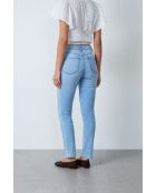 Himmelblaue Slim-Hose
