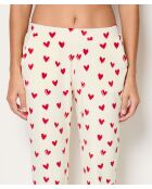 Pyjama deux pièces Gisette rouge