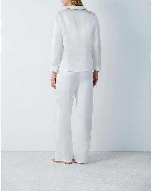 Set cadeau - Pyjama deux pièces Sidera blanc