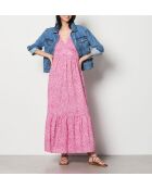 Kleid mit Petunien-Print Horatio