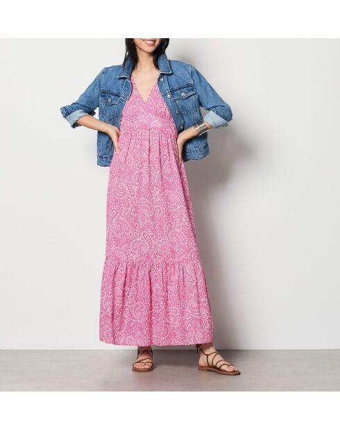 Horatio jurk met petunia-print