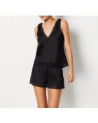 Camiseta sin mangas negra Crush