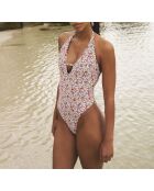 Ventroso meerkleurig badpak uit één stuk zonder frame zonder schelp