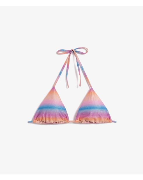 Veelkleurige Rosalia SPE driehoekige beugelbeha zonder schelp