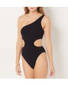 Onesize by etam s24 zwart badpak uit één stuk zonder schelp