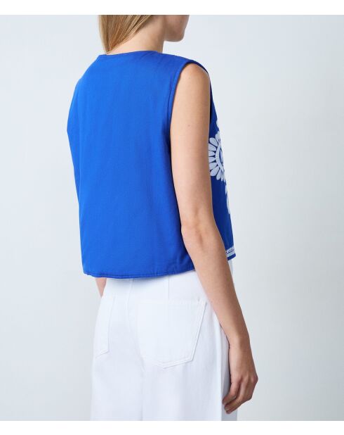 Chaqueta Vinicius brod azul royal