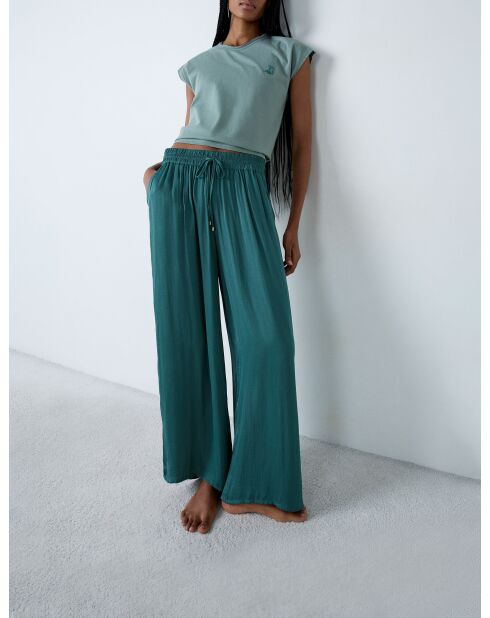 Pantaloni Cheeta in abete verde