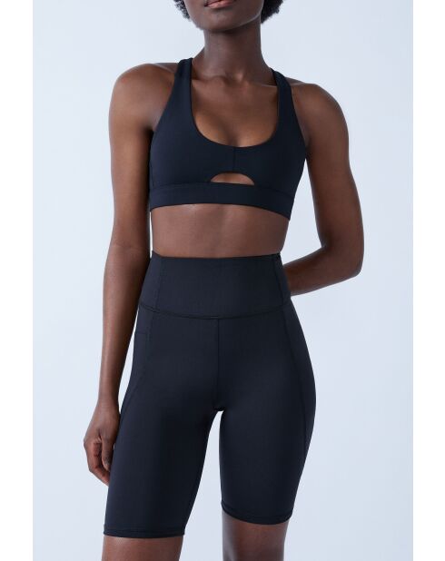 Zwarte fietsbroek Tonic