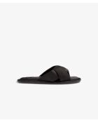Amaria zwarte teenslippers