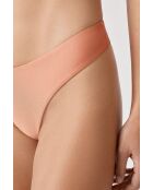 Oranje Mooka Braziliaans bikinibroekje met hoge pijpen