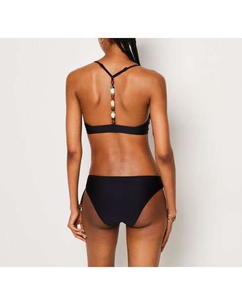 Zwarte triangel-bh met beugel Sarna zonder schelp