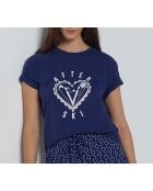 Camiseta Stas azul medianoche
