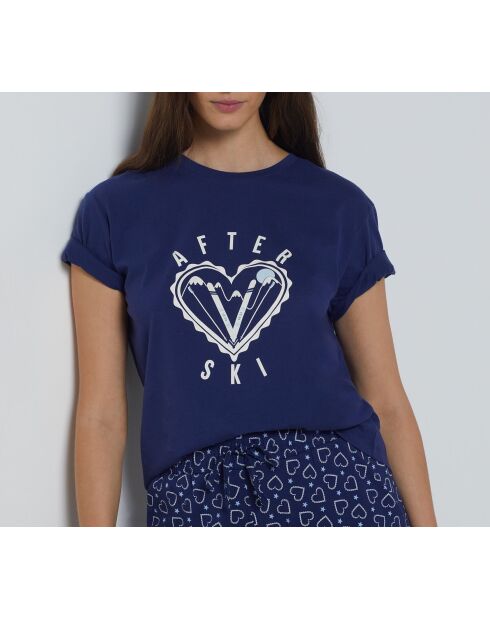 Camiseta Stas azul medianoche