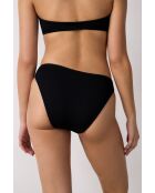 Slip bikini nero luminoso