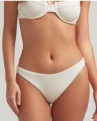 Ecrufarbenes klassisches Bikiniunterteil