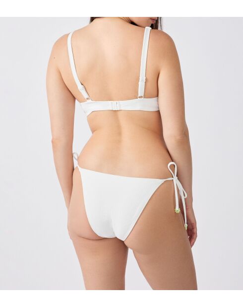 Reggiseno a triangolo bianco Begur con ferretto e senza scocca