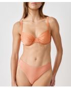 Klassieke bh met beugel en zonder schelp Mooka oranje