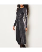 Silbernes Kleid Farfalla