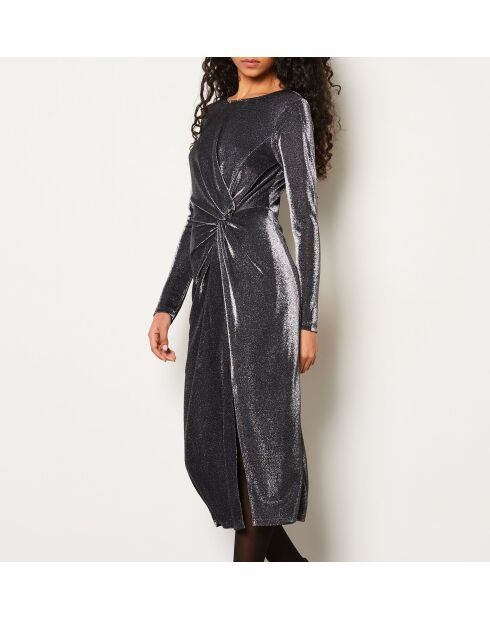 Silbernes Kleid Farfalla