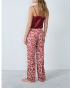 Rode Kali broek met print