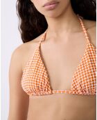 Oranje bh Nova zonder driehoekige beugel en zonder schelp