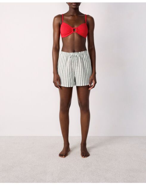 Adria b SPE Shorts mit grünem Hintergrunddruck