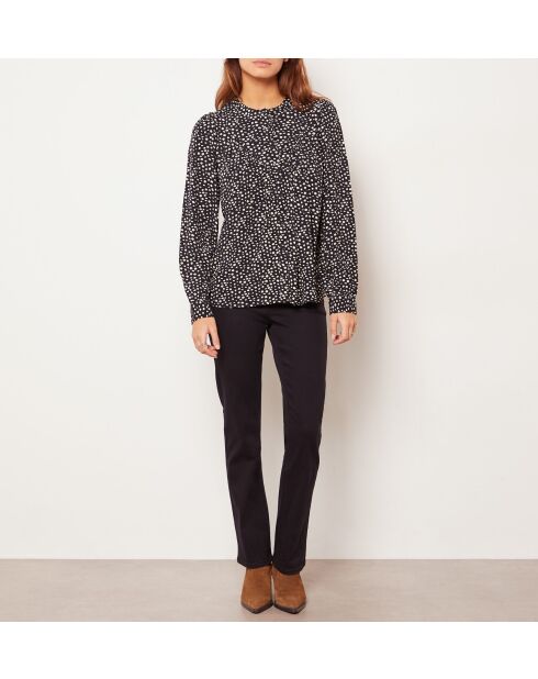 Reglissi Shirt mit schwarzem Hintergrunddruck